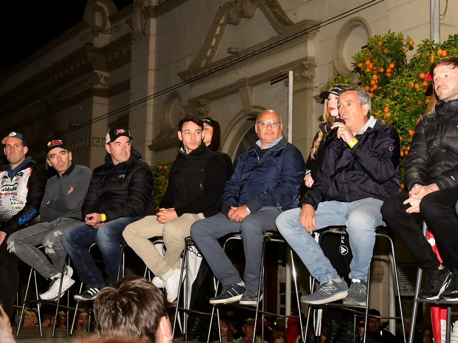 La conferencia de prensa en el Museo Fangio