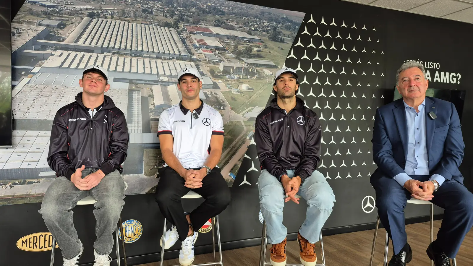 Otto Fritzler, Diego Azar, José Manuel Urcera y Daniel Herrero