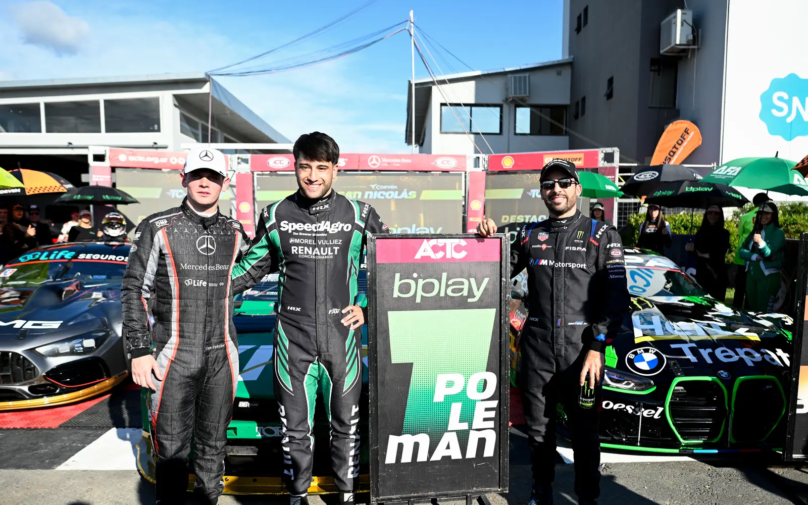 Pole para Faín en San Nicolás