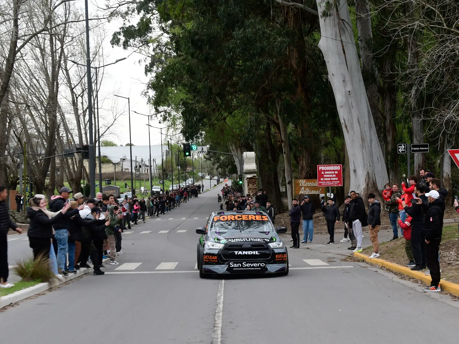 Las calles de Tandil desbordadas de gente