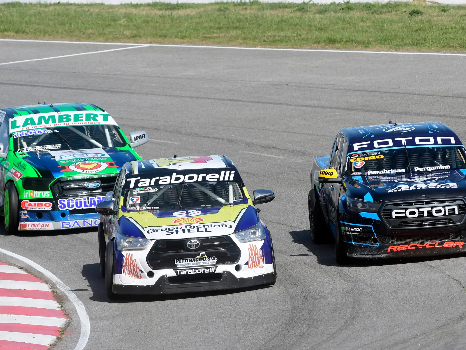 Postal de la última carrera, en Balcarce