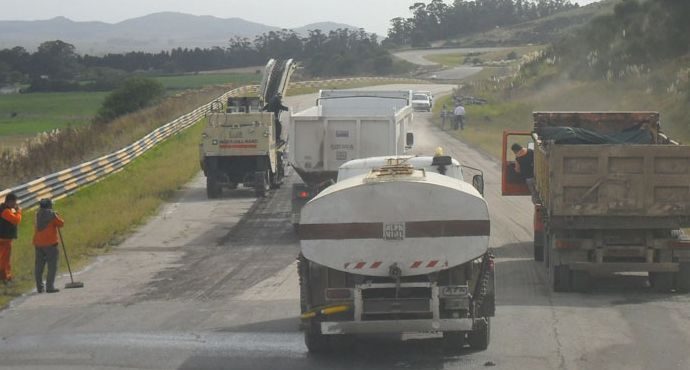 Se iniciaron los trabajos de repavimentación en Balcarce