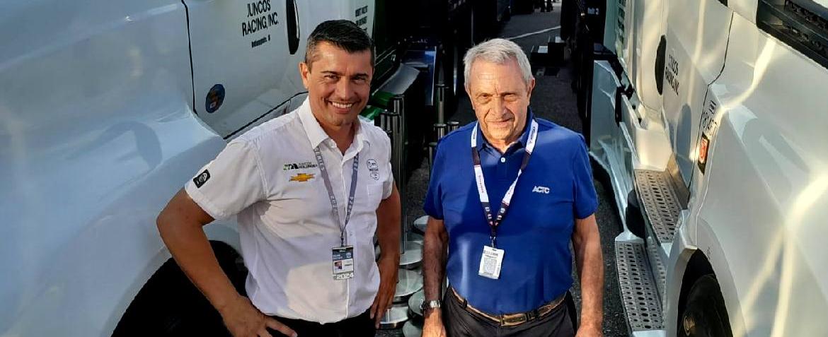 El presidente de la ACTC junto a Ricardo Juncos